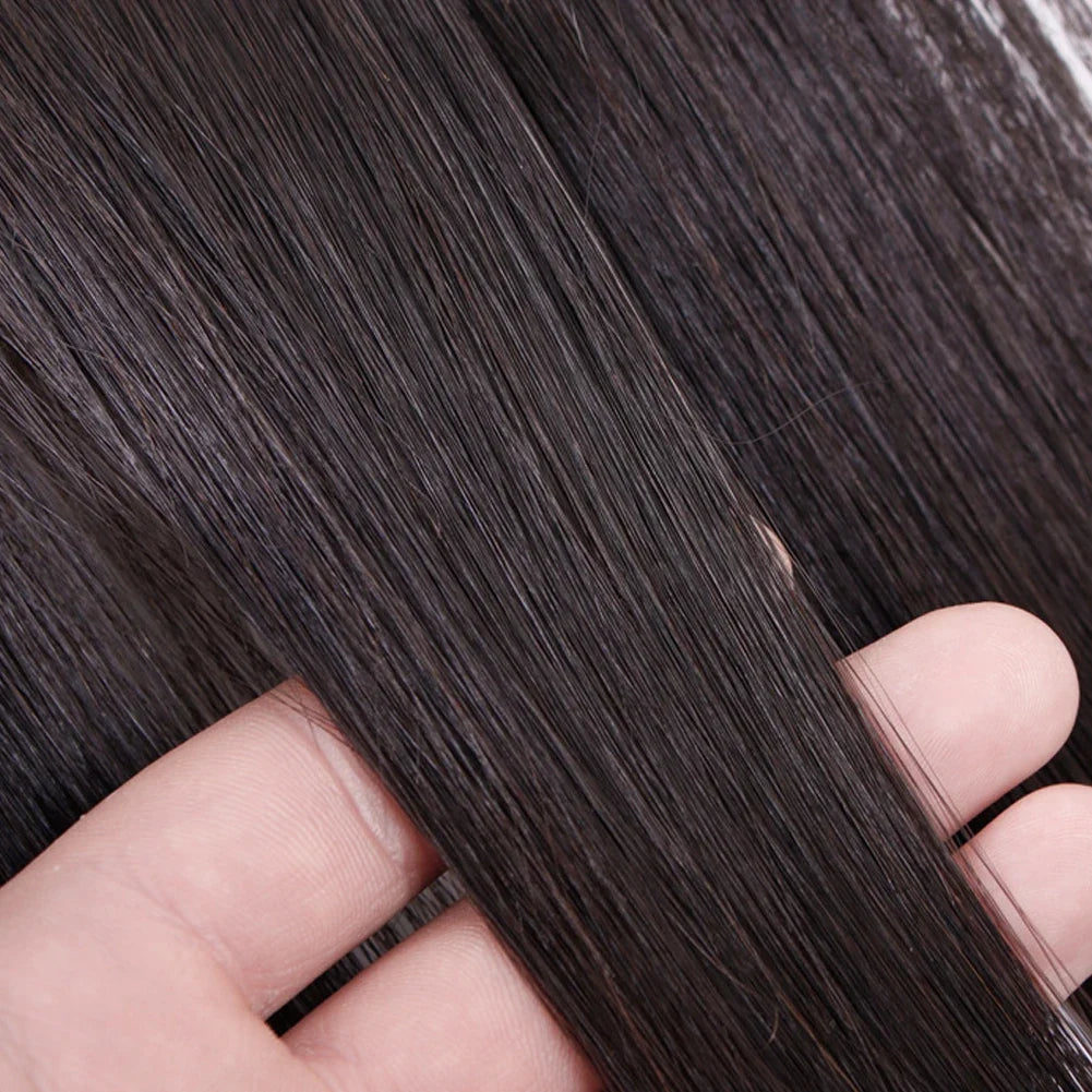 Clip-On Hair Topper | Short Straight Seamless Wig Patch