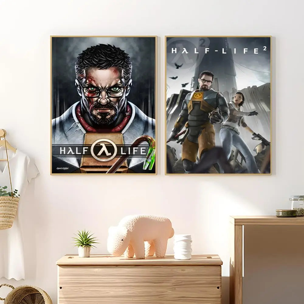 Half-Life Game Poster HD Waterproof PVC Wall Sticker | Décor