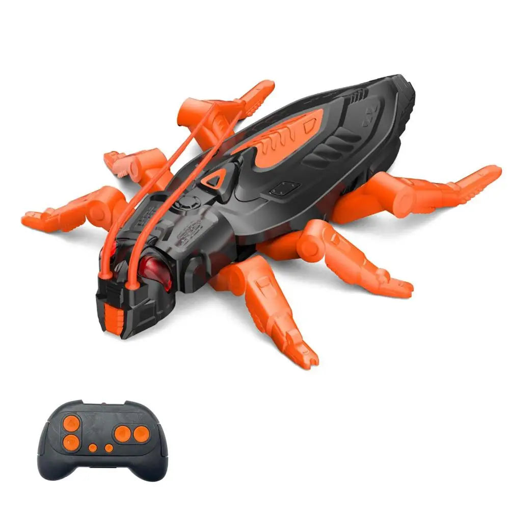 RC Wall Climbing Gecko Robot Toy – LED Eyes & 8m Remote Control