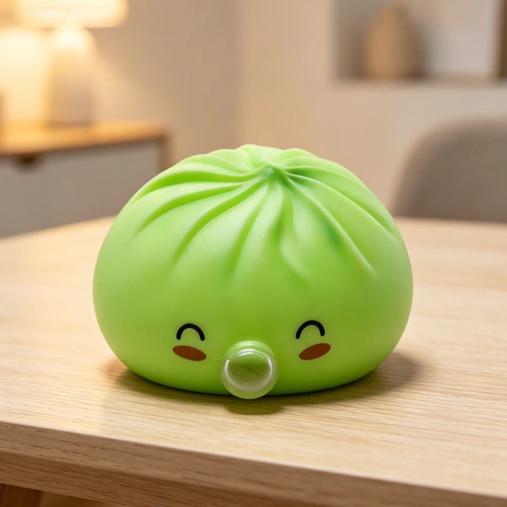 Bubble Spitting Baozi Squishy Fidget Toy – Dumpling Squeeze