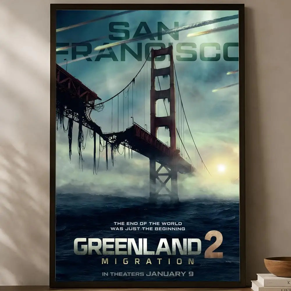 Greenland 2 Migration Movie Poster – Self-Stick HD PVC Wall Art
