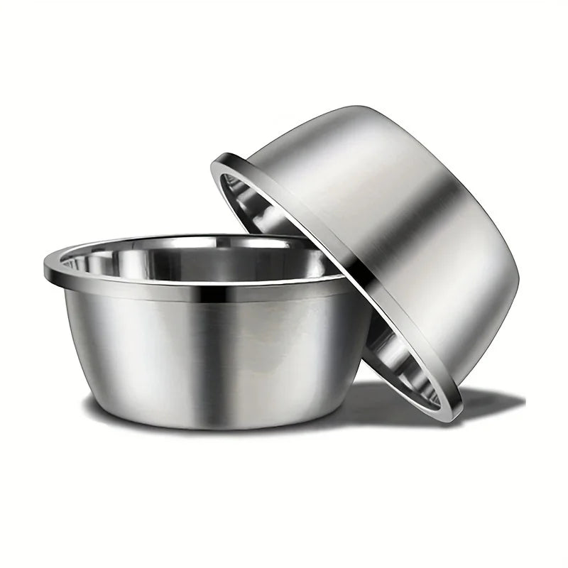 KEMORELA Large Stainless Steel Dog Bowls – Food & Water Dishes