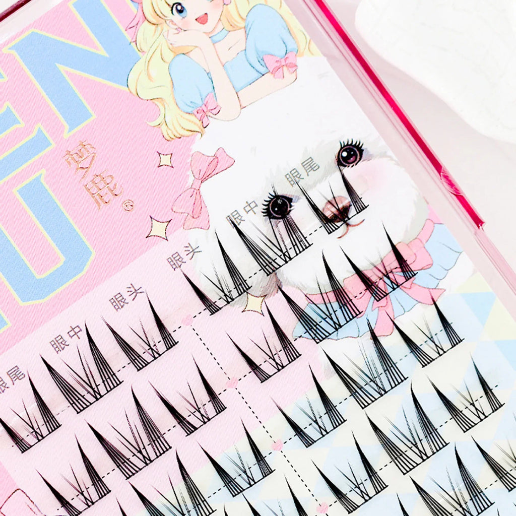 10-Row DIY Cluster Lashes | Natural Volume Eyelash Extensions