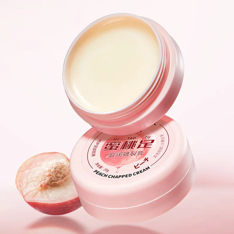 SADOER Peach Foot Cream – Heel Repair & Moisturizer 20g