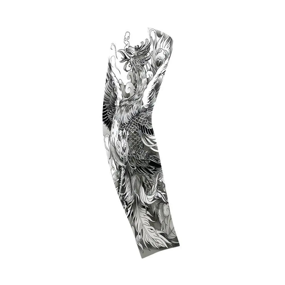 UPF50+ Ice Silk Tattoo Arm Sleeves – Sun Protection Sports