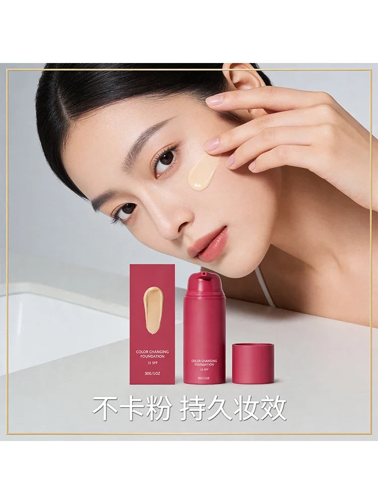 Natural Color-Correcting Foundation | Warm Tone & Long-Lasting