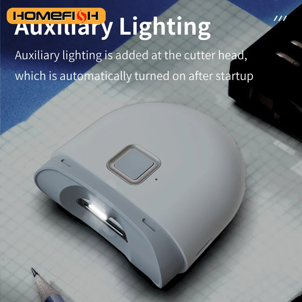 Rechargeable Electric Nail Clipper with LED Light | Baby & Adult