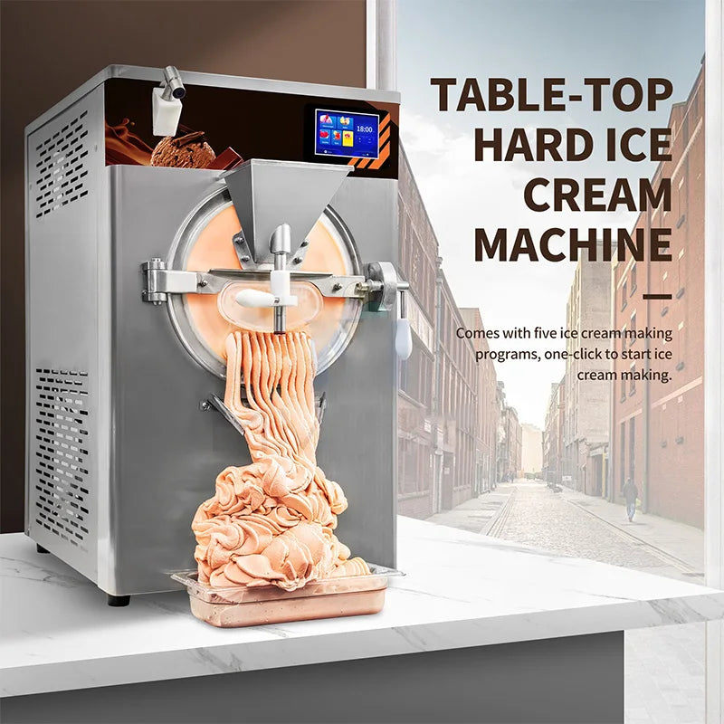 Commercial Hard Ice Cream Maker Machine 48L/H | MYH-28-2T 12L
