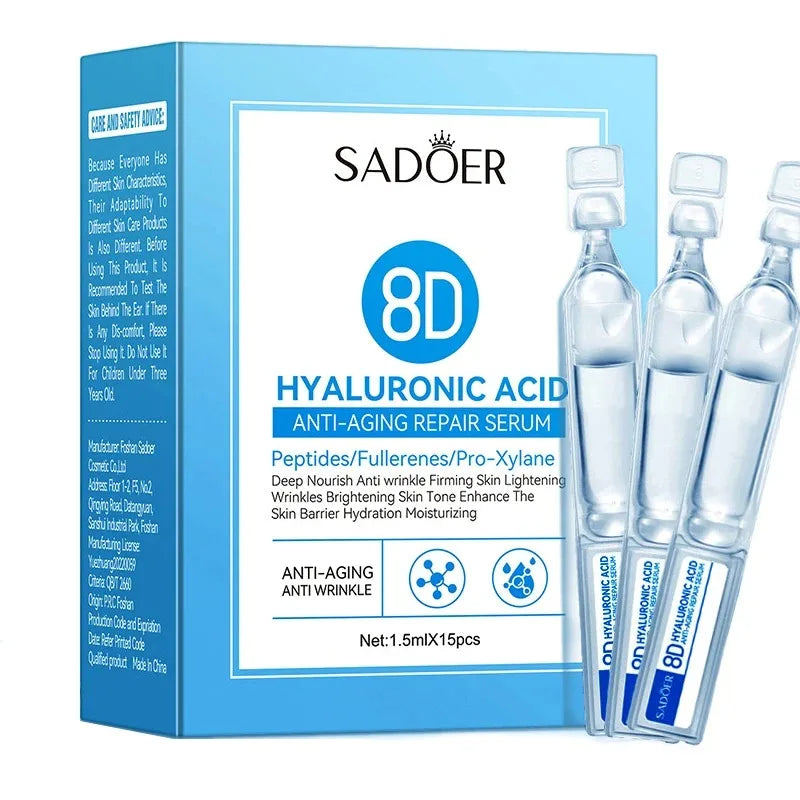 SADOER Hyaluronic Acid Face Serum – Collagen & Fullerene