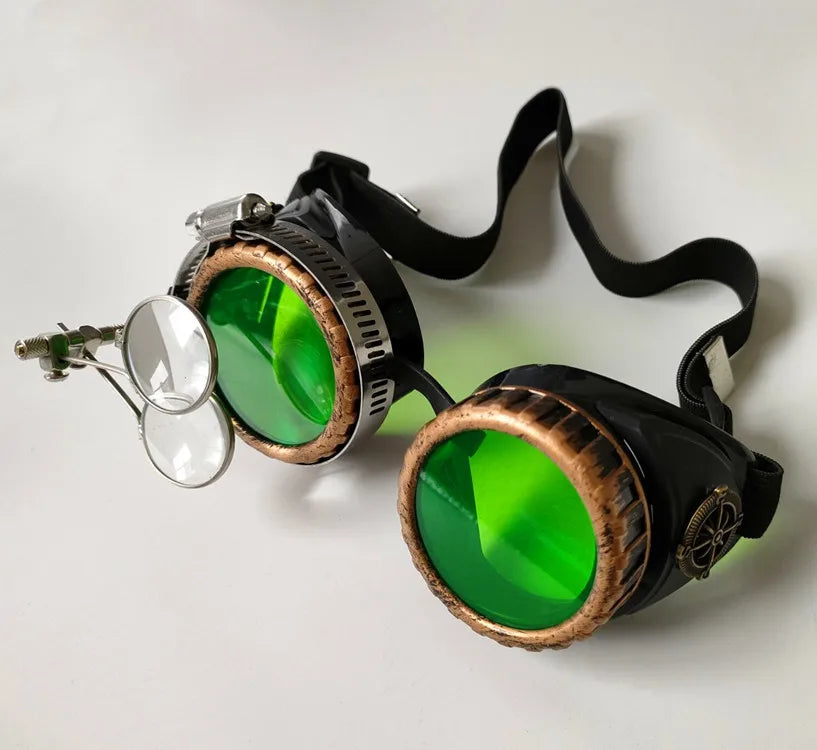 Steampunk Vintage Magnifying Goggles | Cosplay Prop