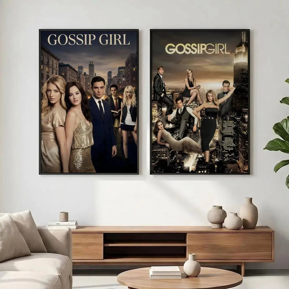 Gossip Girl HD Art Poster – Waterproof Aesthetic Wall Decor