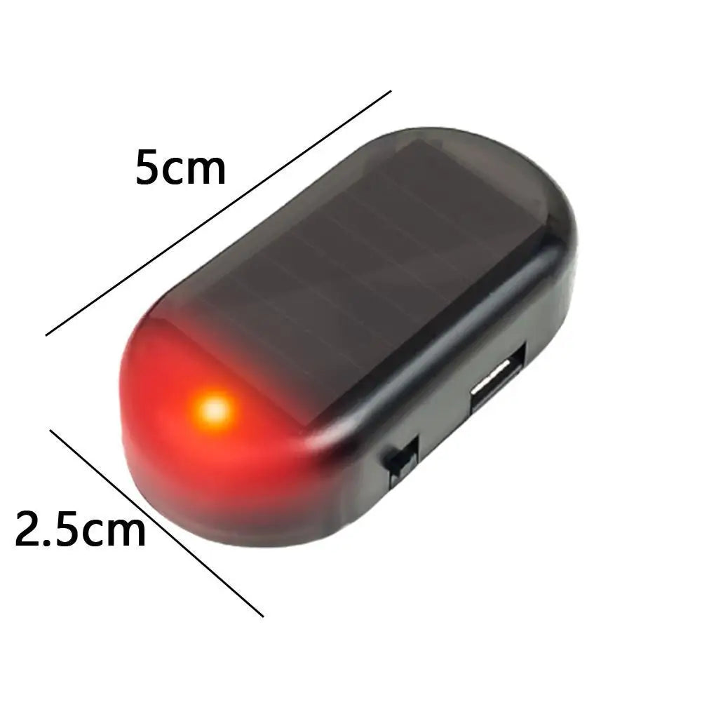 Solar Dummy Car Security Light – LED Simulated Alarm Warning Lamp
