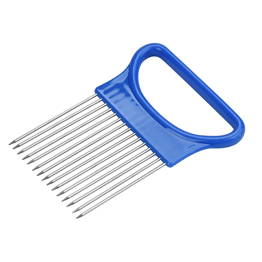 Stainless Steel Onion & Vegetable Slicer Holder Fork