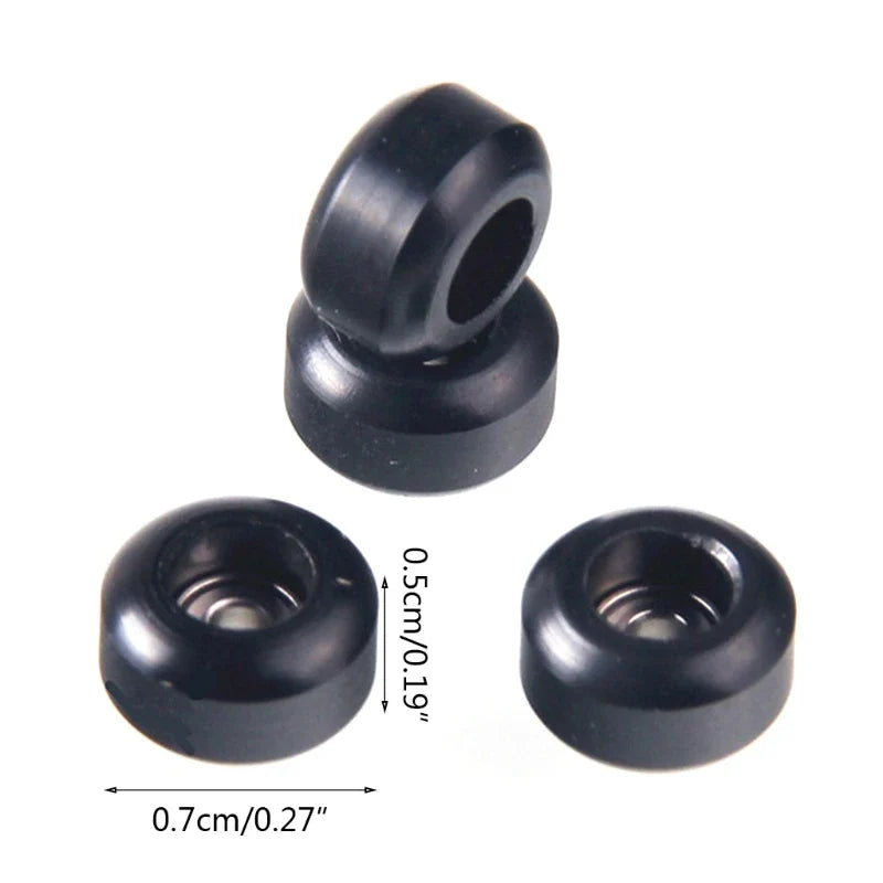 4-Pack Bearing Wheels for Mini Finger Skateboard & Scooter