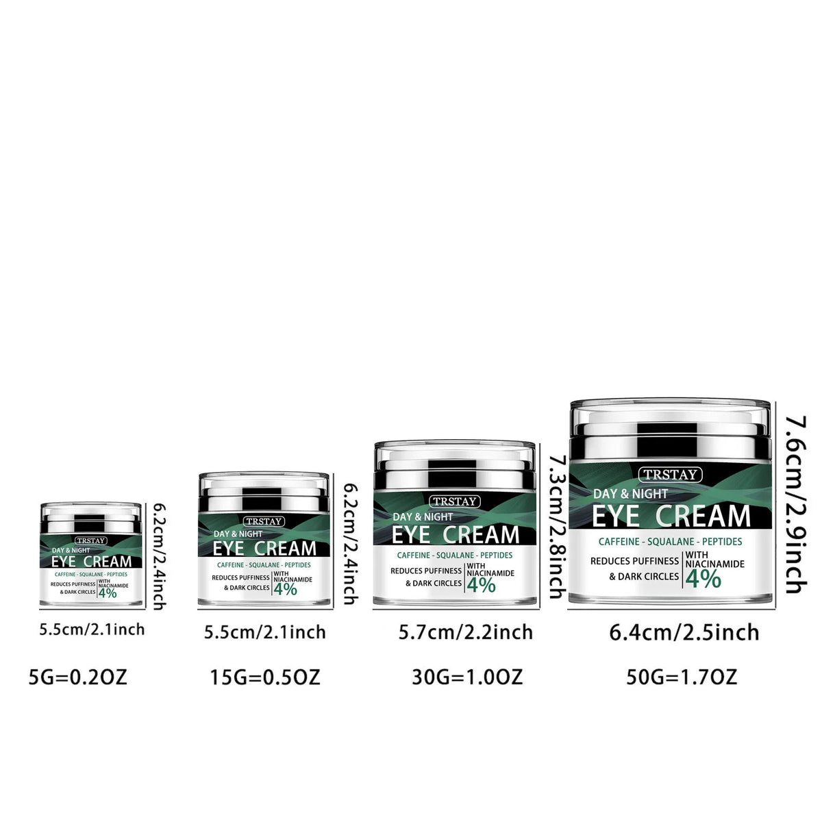 Caffeine Eye Cream Puffiness Bags Under Eyes Daily Anti-wrinkle