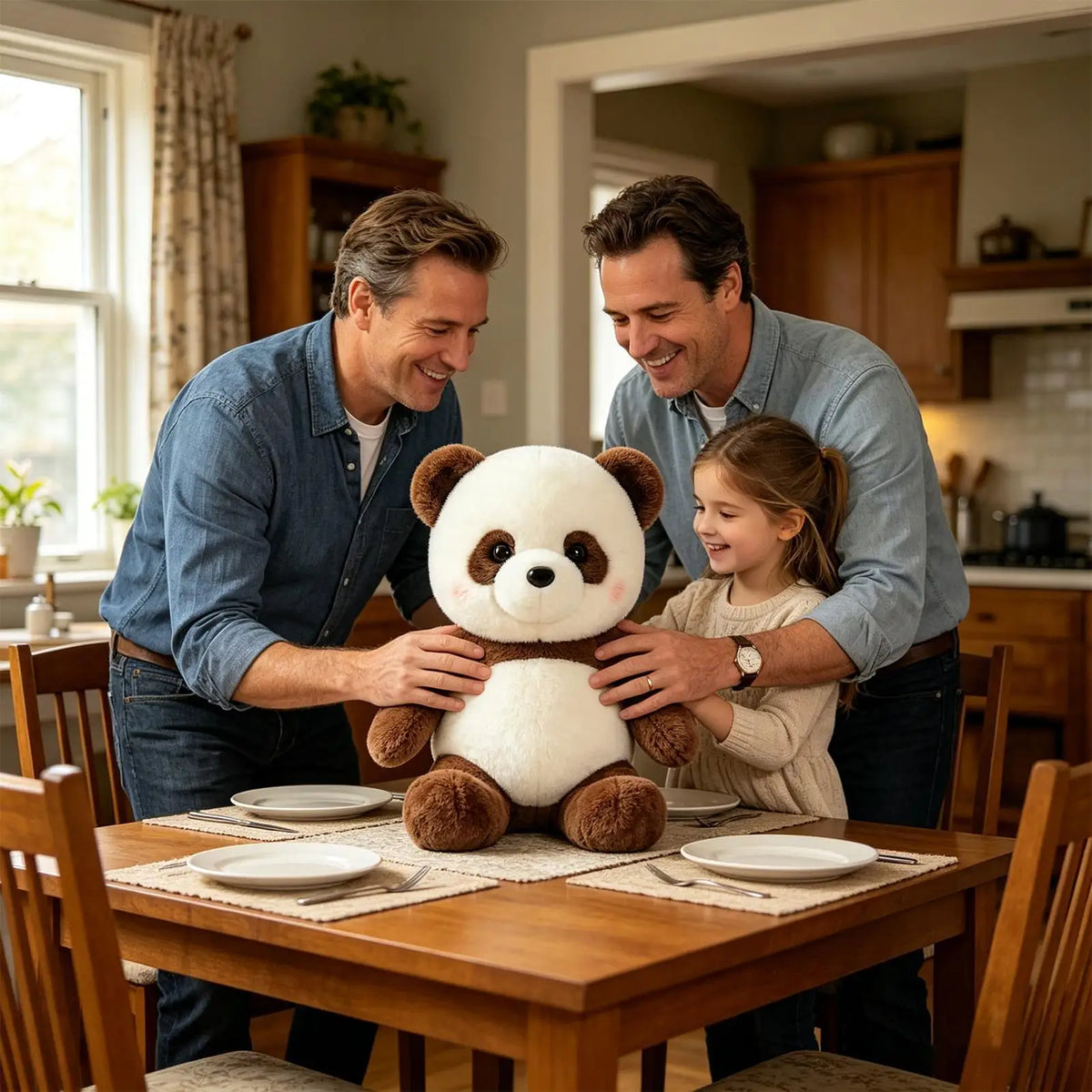 Interactive Panda Plush Toy – Soft Stuffed Animal Doll 45–60cm