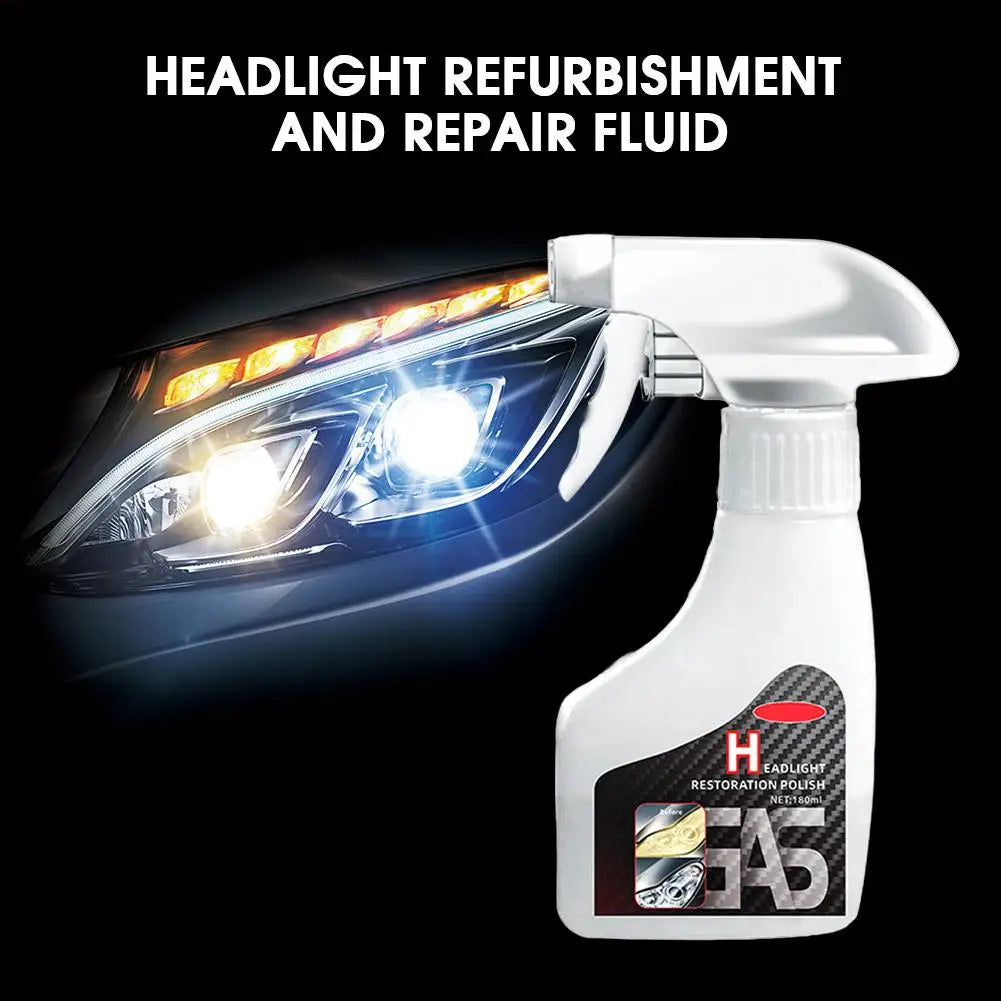Car Headlight Restoration Kit – Scratch Remover & Lens Polish
