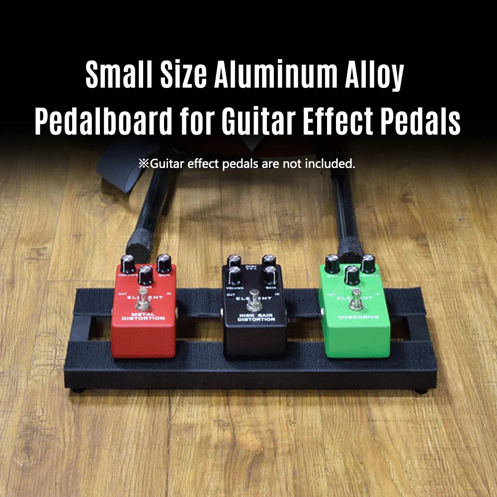 ammoon Aluminum Guitar Pedalboard 15×4.9" + Carrying Bag