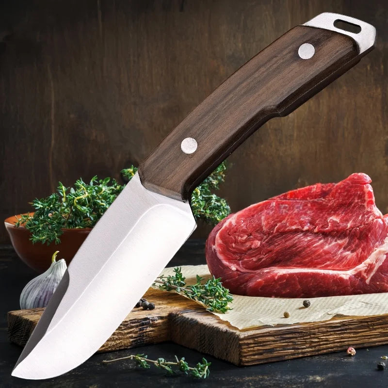 Professional Chef Cleaver Knife – High Carbon Steel & Sandalwood