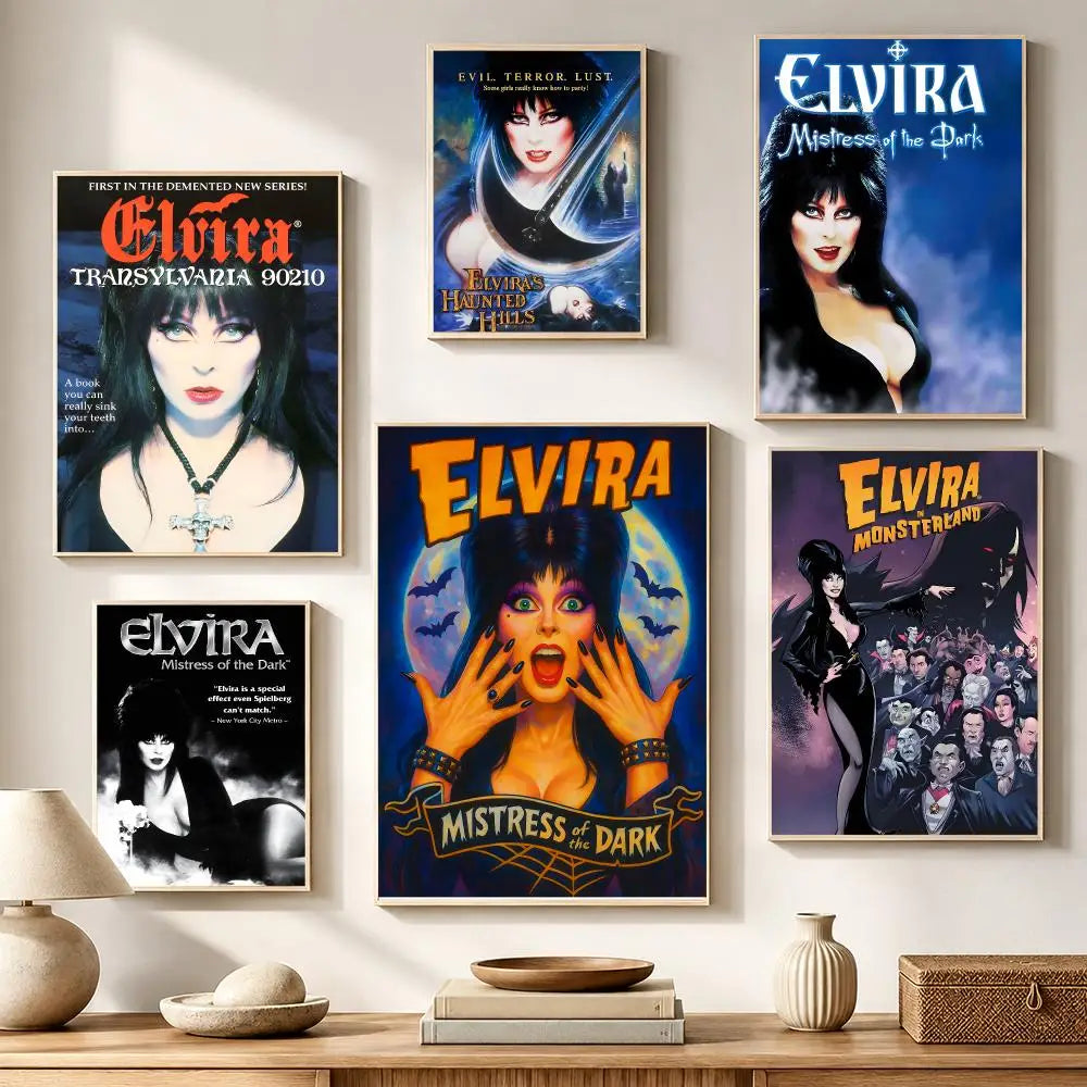 Elvira Mistress of the Dark HD Waterproof Poster Sticker