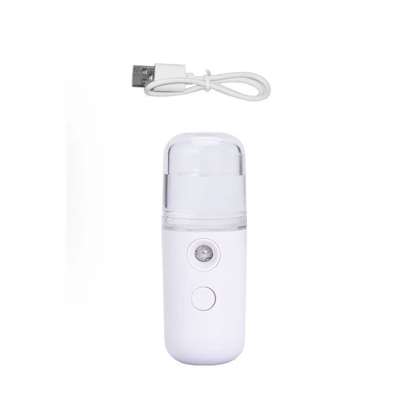 Portable Nano Mist Facial Steamer – USB Rechargeable Sprayer