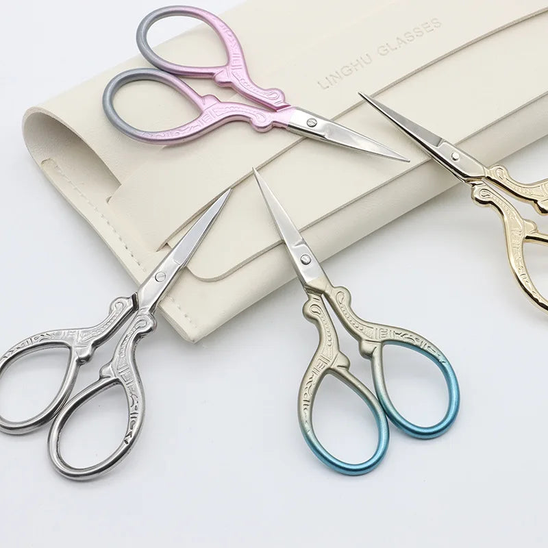 Vintage Stainless Steel Sewing Scissors – Fabric & Embroidery