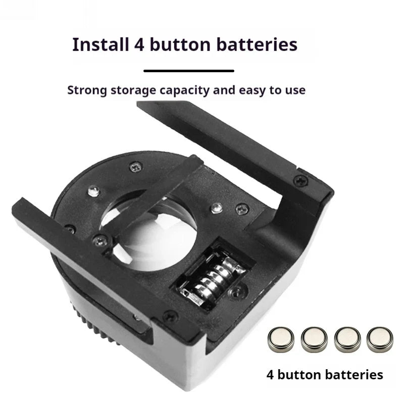 LED Magnifying Glass with Scale & 3 LED Lights | High Magnification