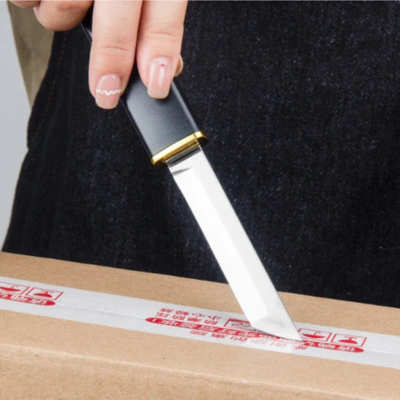 Stainless Steel Double-Edged Fixed Blade Pocket Knife – Outdoor EDC