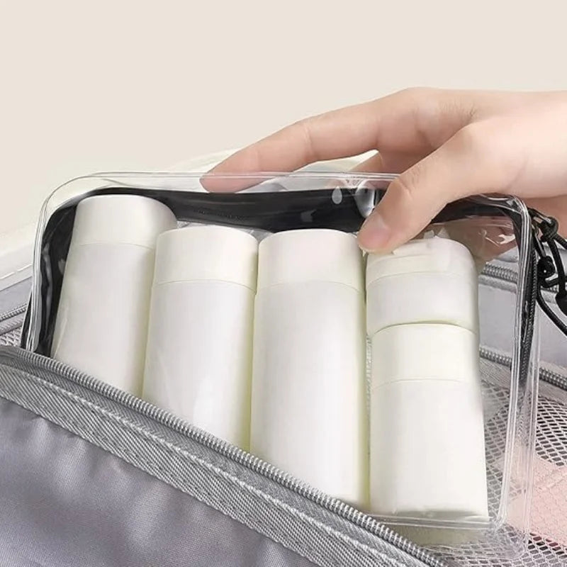 Silicone Travel Bottles Set | Refillable Squeeze Containers