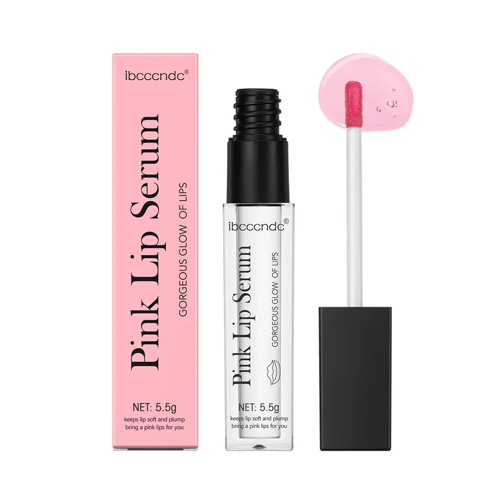 ibcccndc Pink Lip Serum – Moisturizing & Brightening Lip Oil