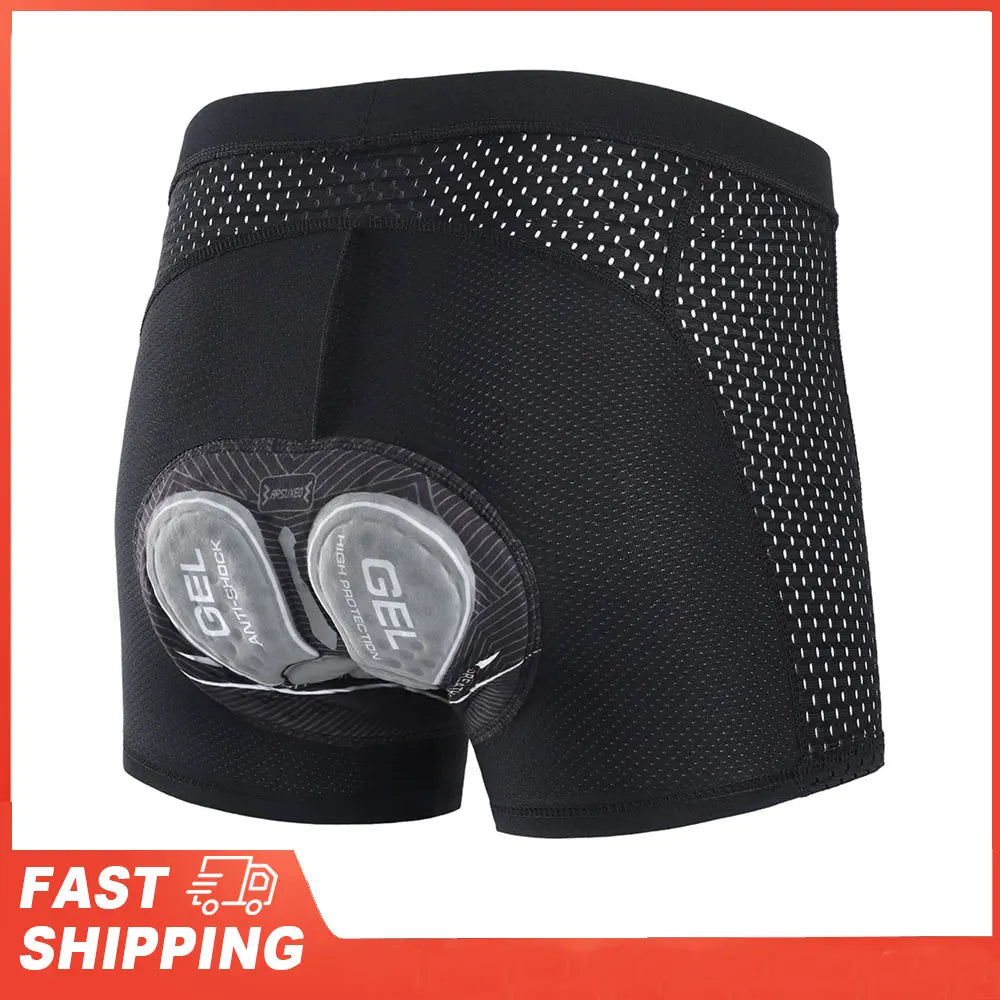 Padded Bike Shorts Men Mens Padding Cycling Riding Underwear