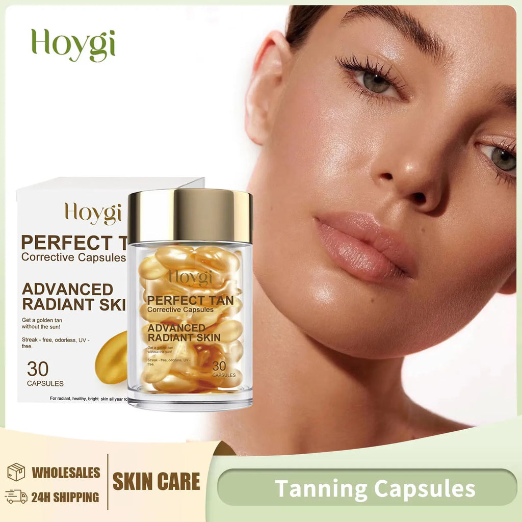 Hoygi Self-Tanning Capsules – Tan Accelerator Serum 30pcs