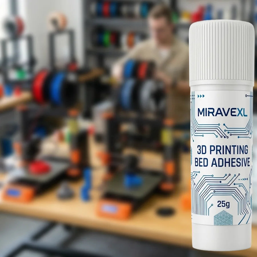 MIRAVEXL 3D Printer Glue Stick – Anti-Warp Glass Bed Adhesive