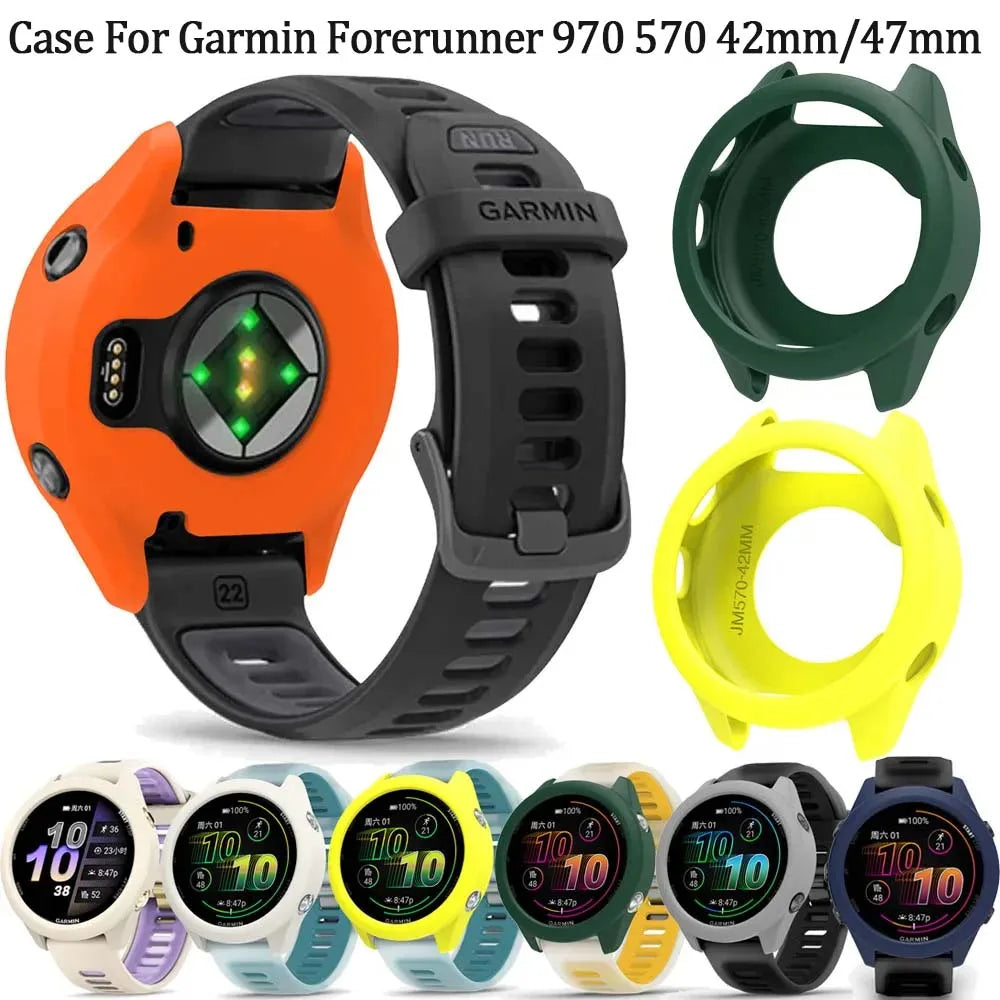 Soft Protective Case for Garmin Forerunner 970 & 570 Watch