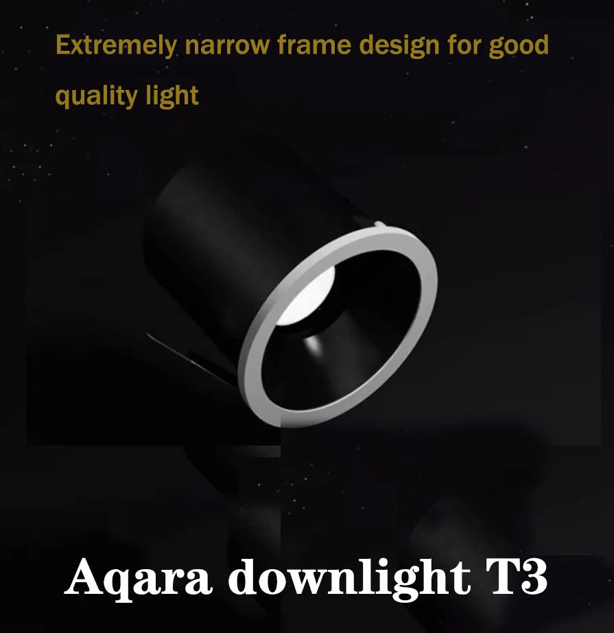 Aqara Smart Downlight T3 Zigbee Dimming Round Light 6W Beam Angle 15
