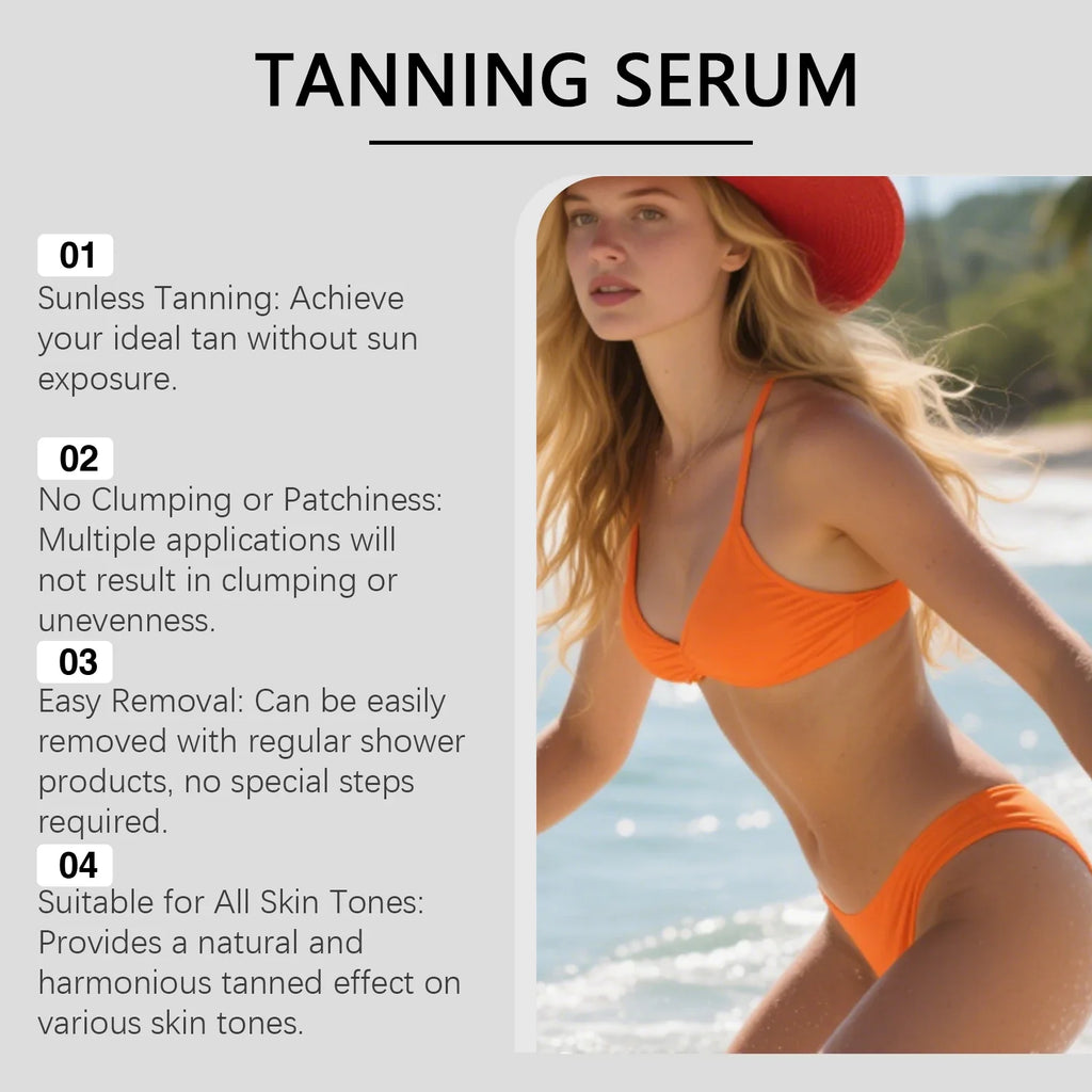 Hoygi Self Tanning Serum – Natural Bronze Glow, Streak-Free