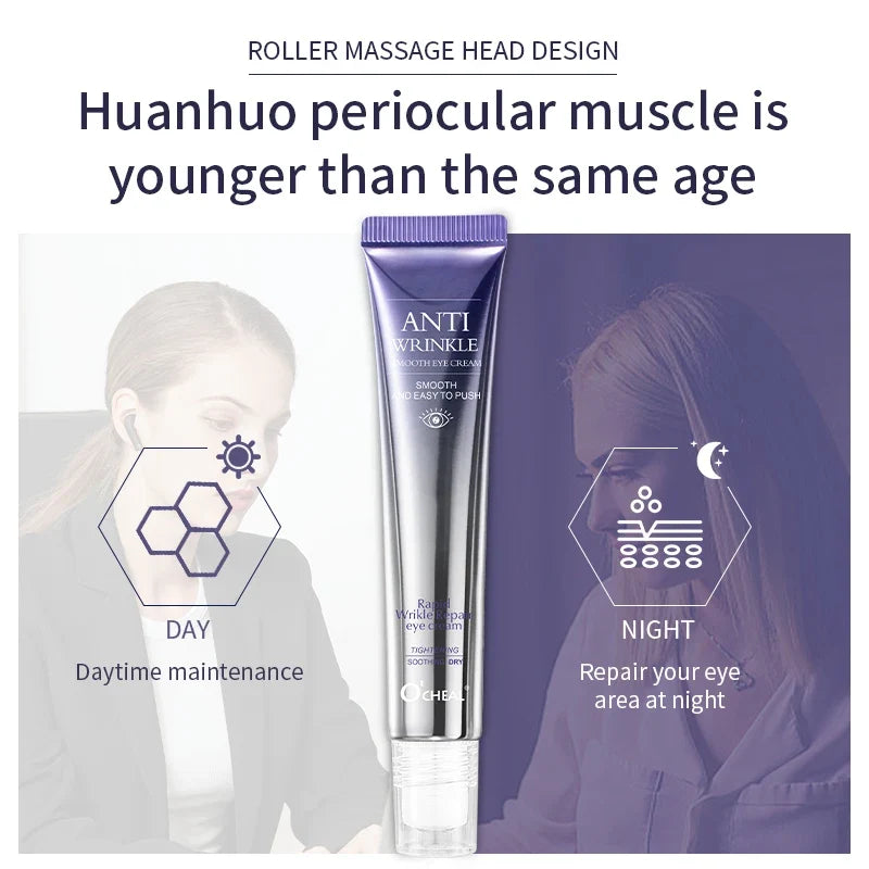 O'CHEAL Rollerball Eye Cream 2-Pack – Hyaluronic Acid Firming