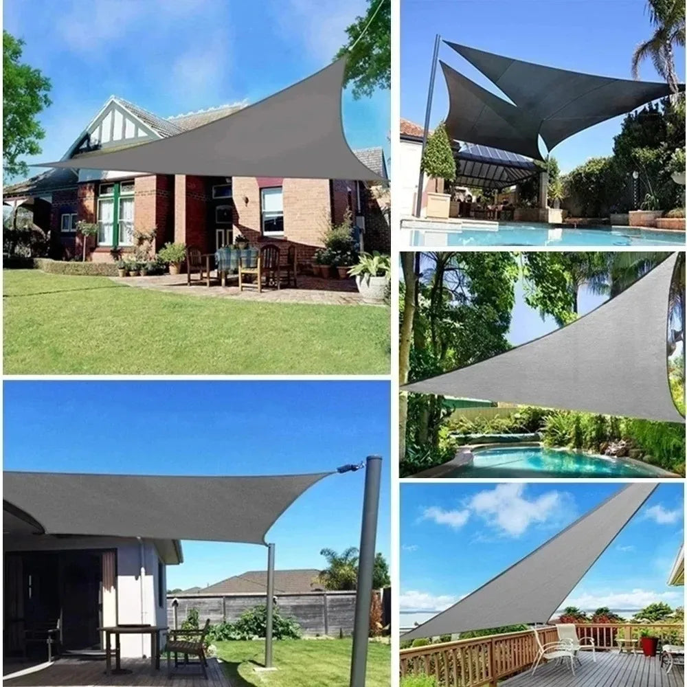 Triangle Sun Shade Sail | 98% UV Block Waterproof Canopy
