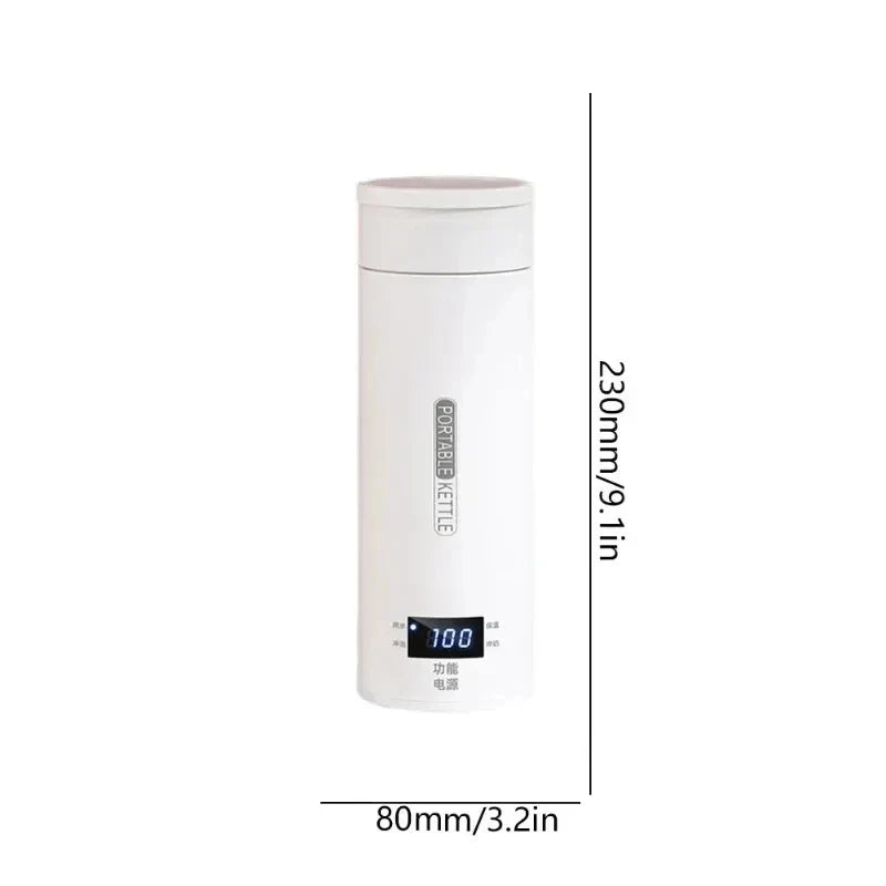 HOMEFISH 450ml Portable Electric Travel Kettle | Anti-Scald