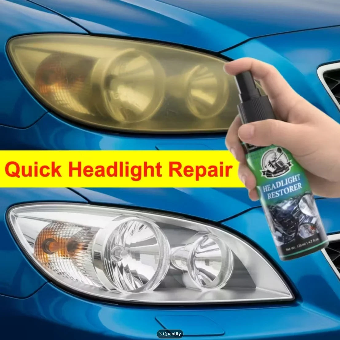 Headlight Restorer Kit – Remove Oxidation & Restore Clarity