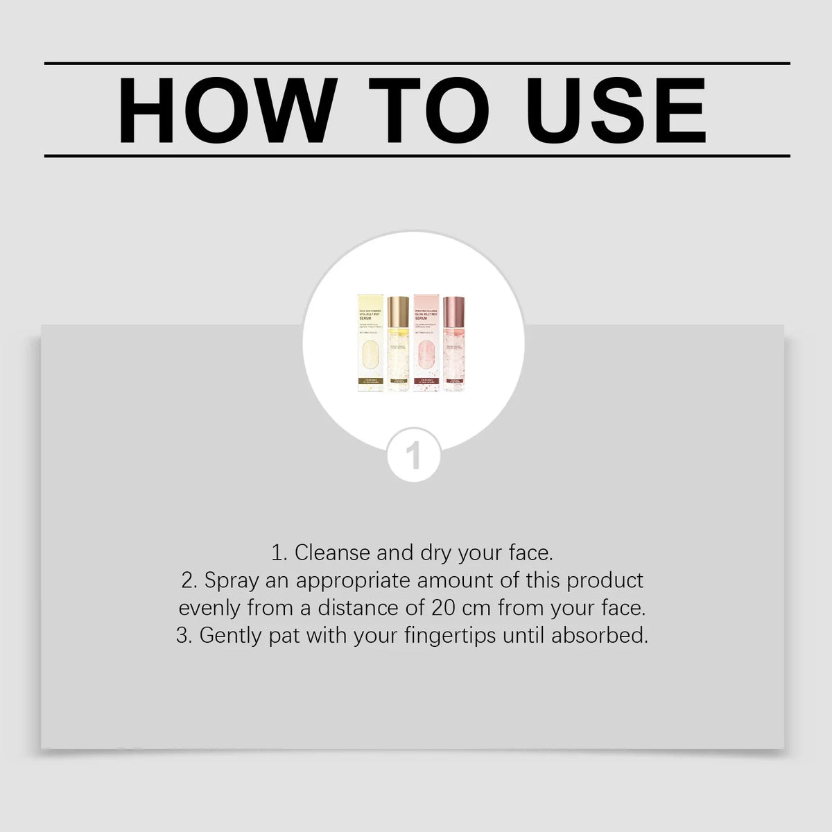 Hyaluronic Acid Collagen Jelly Mist Serum – Hydrate & Brighten