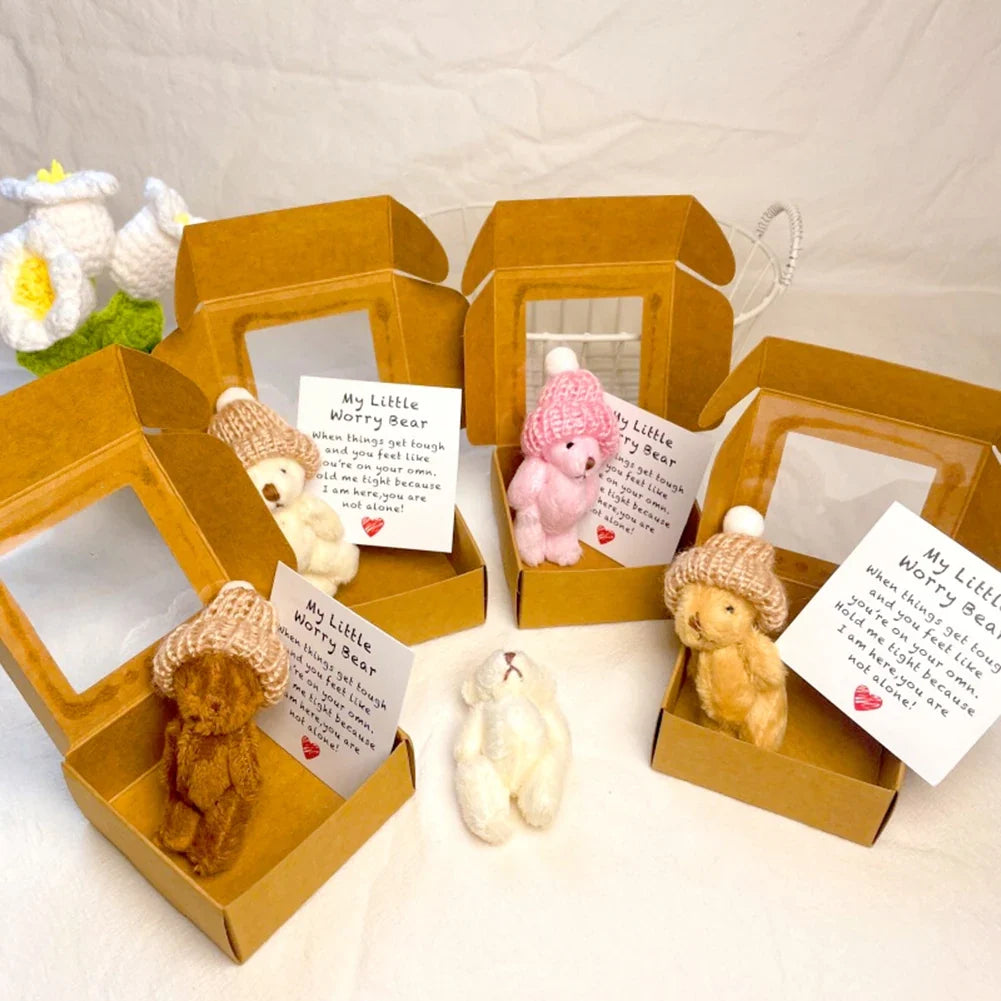 Mini Pocket Bear Hug in a Box | Handmade Plush Bear Gift Set