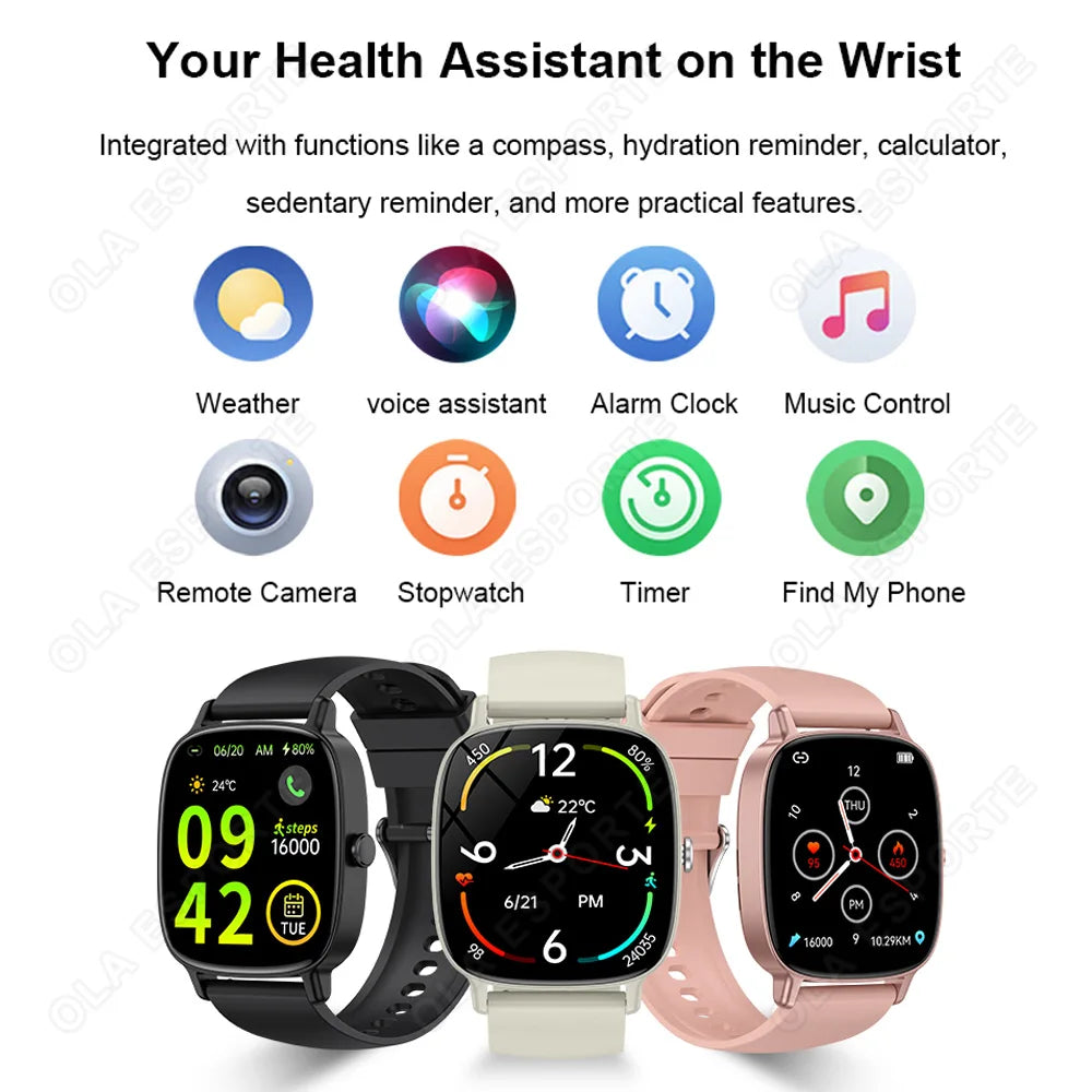 Smart Watch Multi-sport Mode Blood Pressure Sleep Health Monitoring