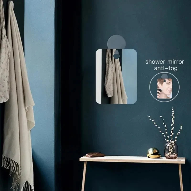 Fogless Shower Mirror – Anti-Fog Acrylic Shaving Mirror 6 Inch