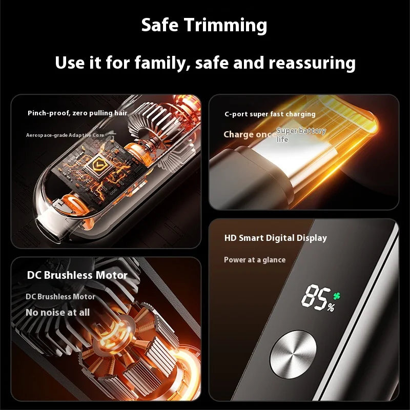 Rechargeable Electric Nose & Ear Hair Trimmer for Men