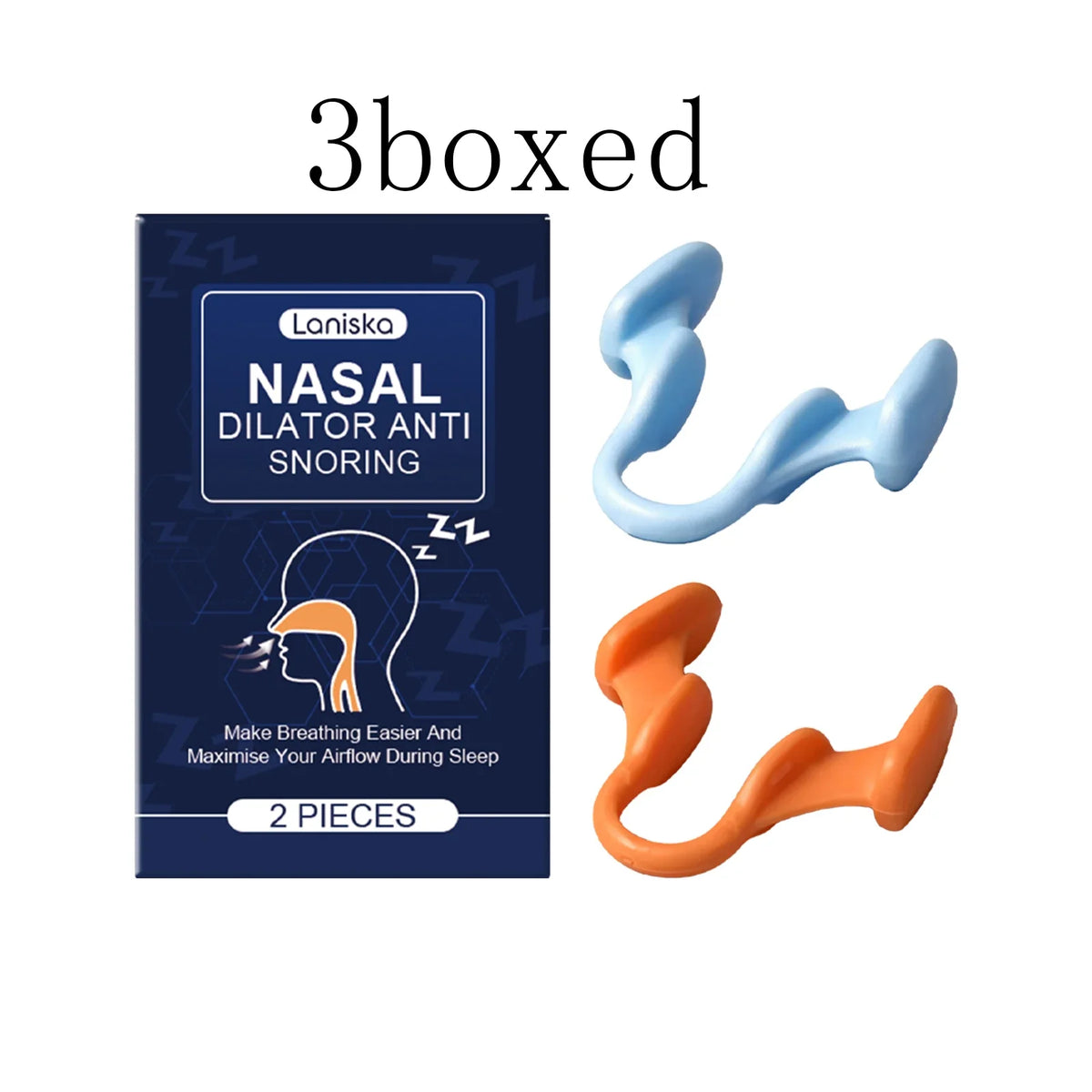 Laniska Nasal Dilator | Soft Breathing Aid for Better Sleep