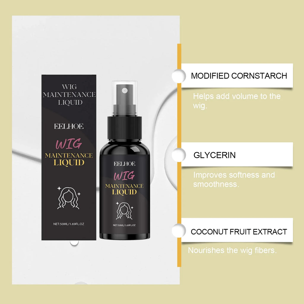 Eelhoe Coconut Wig Spray – Volume, Frizz Control & Softness
