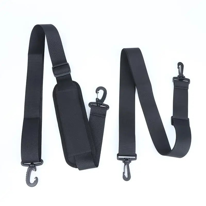 Adjustable Nylon Replacement Shoulder Strap with Pad | Black