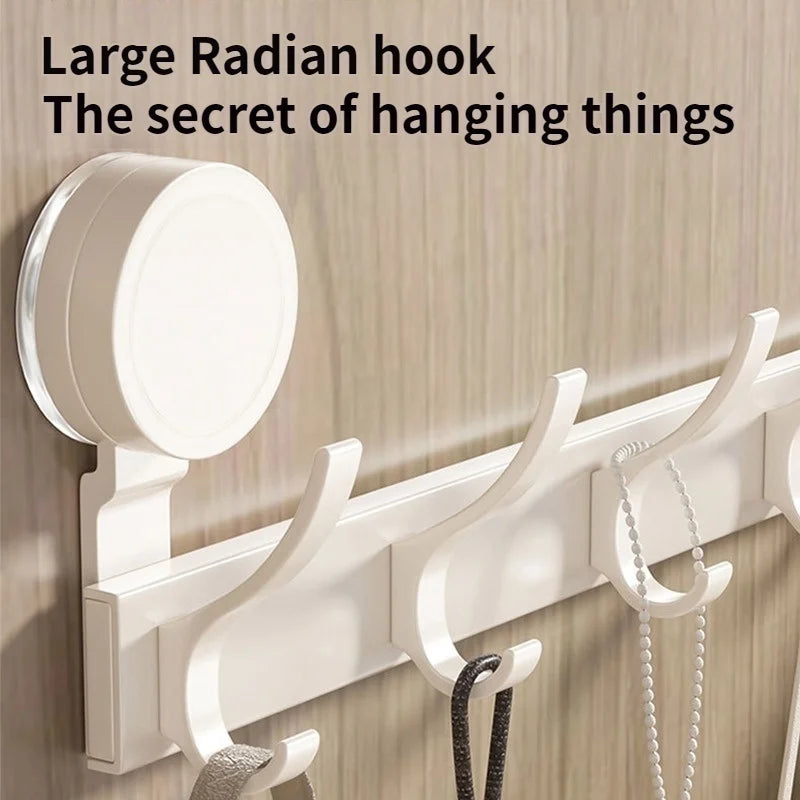 No-Drill Aluminum Suction Cup Wall Hook | Kitchen & Bathroom
