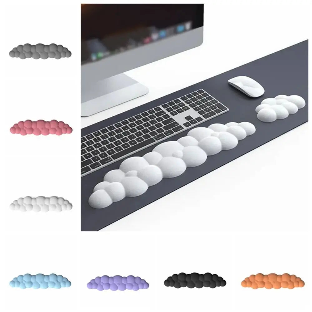 Cloud Ergonomic Wrist Rest Pad – Memory Foam Keyboard Support